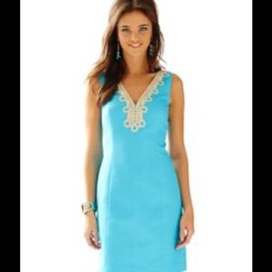 Lily Pulitzer Bentley V-Neck Shift Dress
