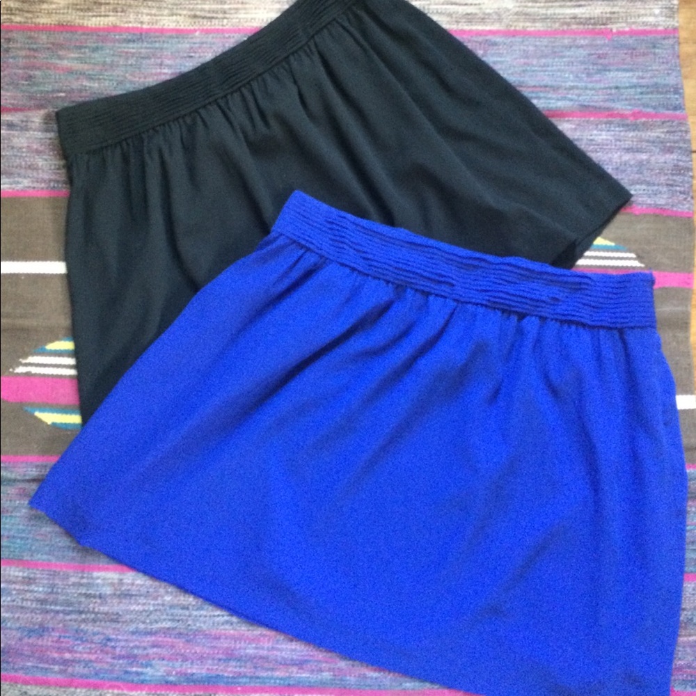 2 LOFT mini skirts size 12