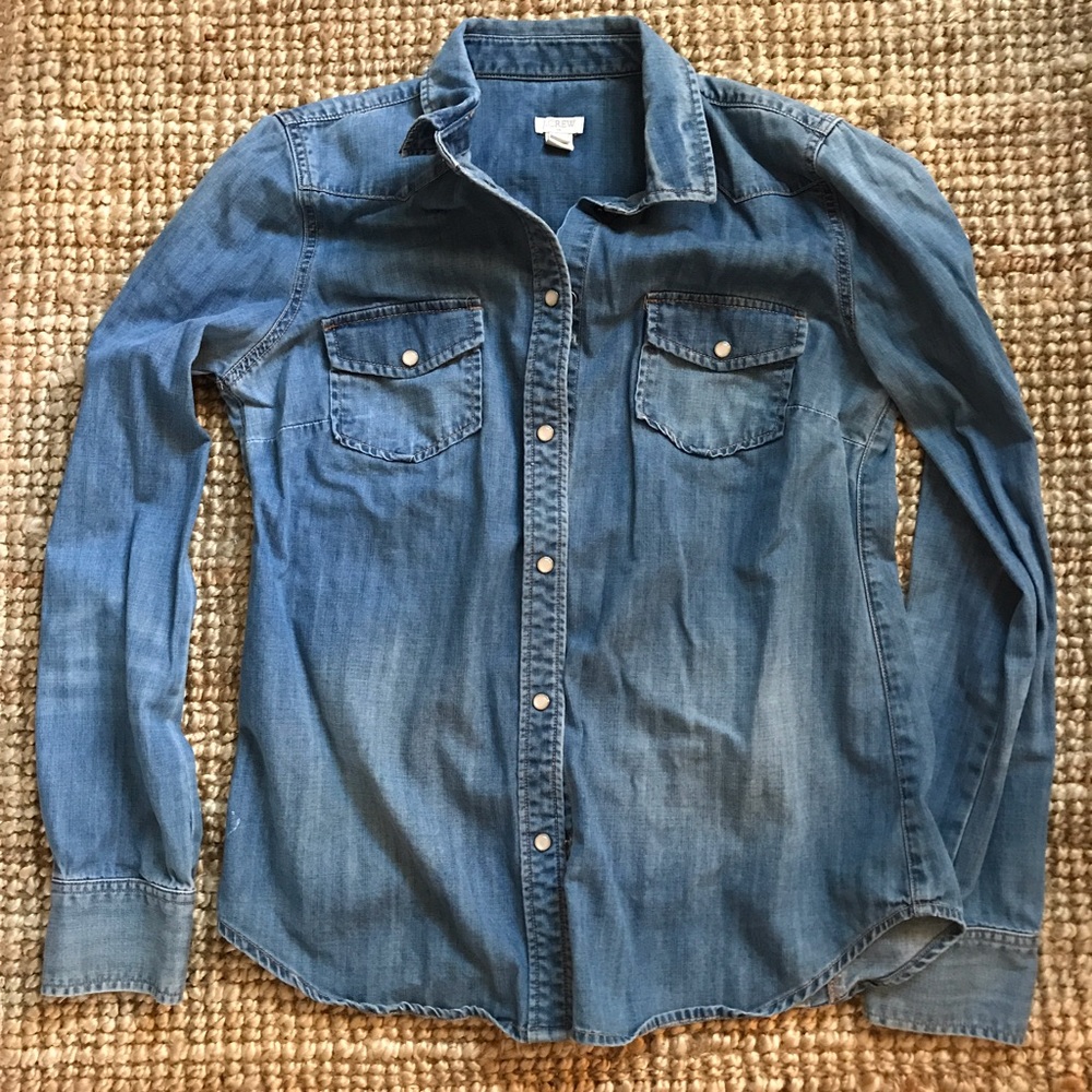🚫SOLD🚫j crew Jean shirt