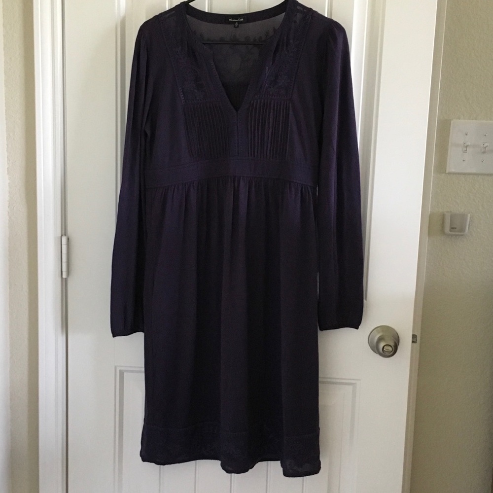 Massimo Dutti Purple Dress