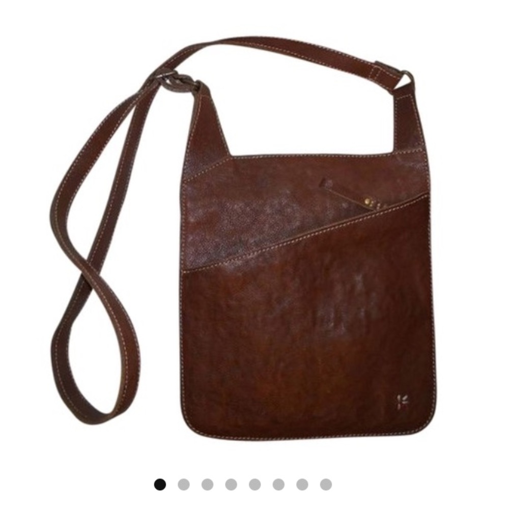 ISO Ellington Leather Brown Cross Body Bag