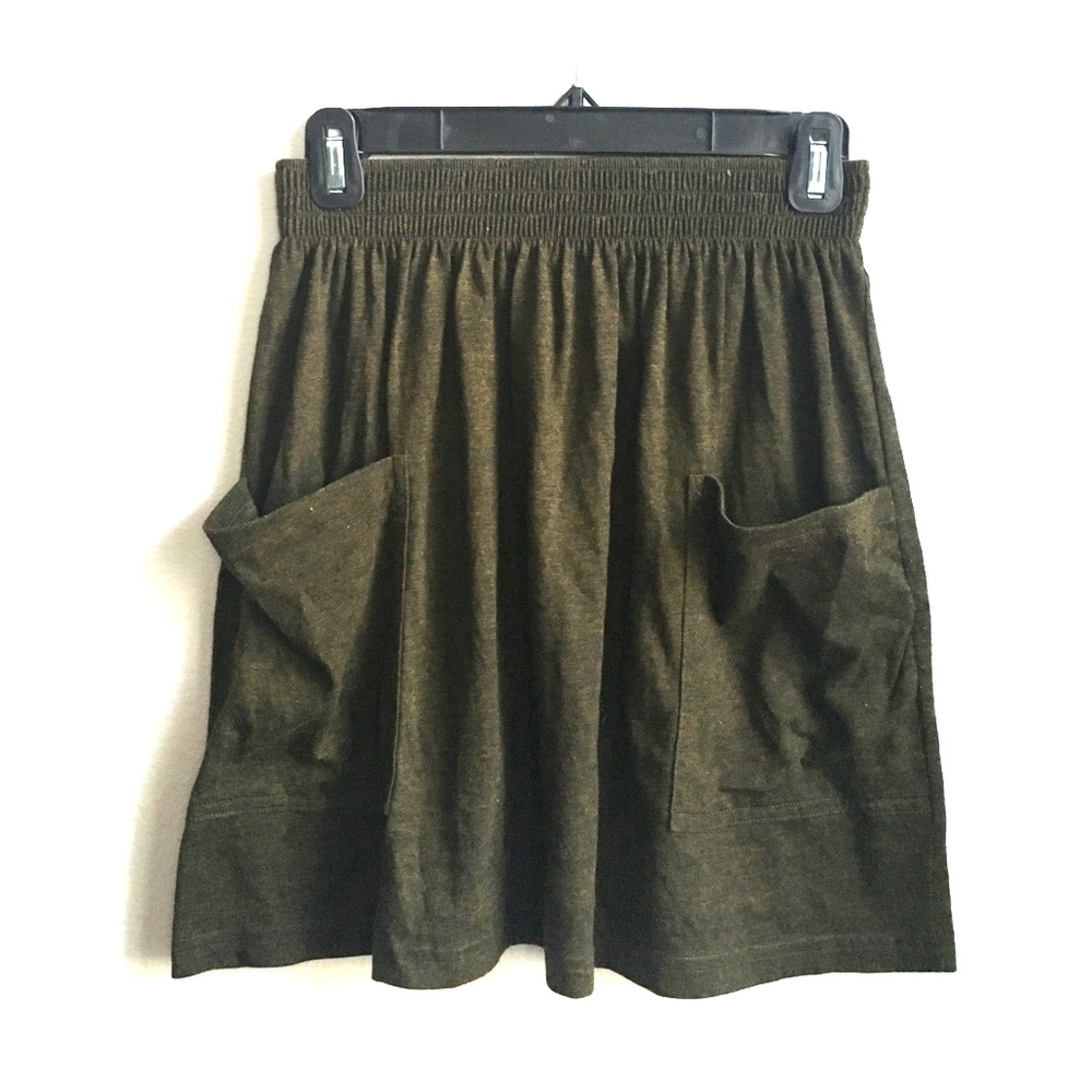 American apparel jersey skirt