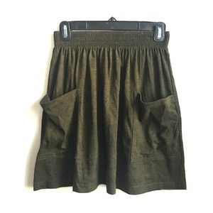 American apparel jersey skirt