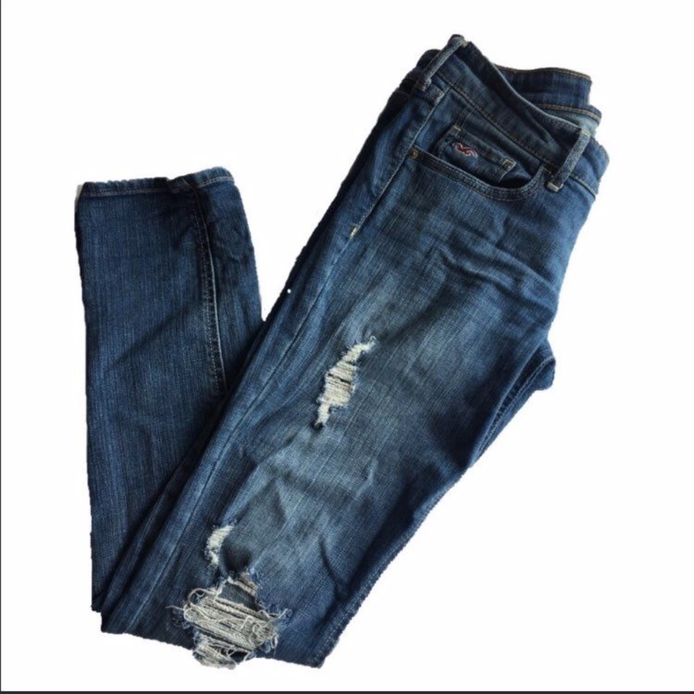 Hollister distressed jeans