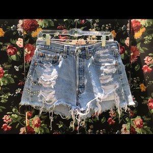 Vintage Levi's Strauss Denim Cutoff Shorts