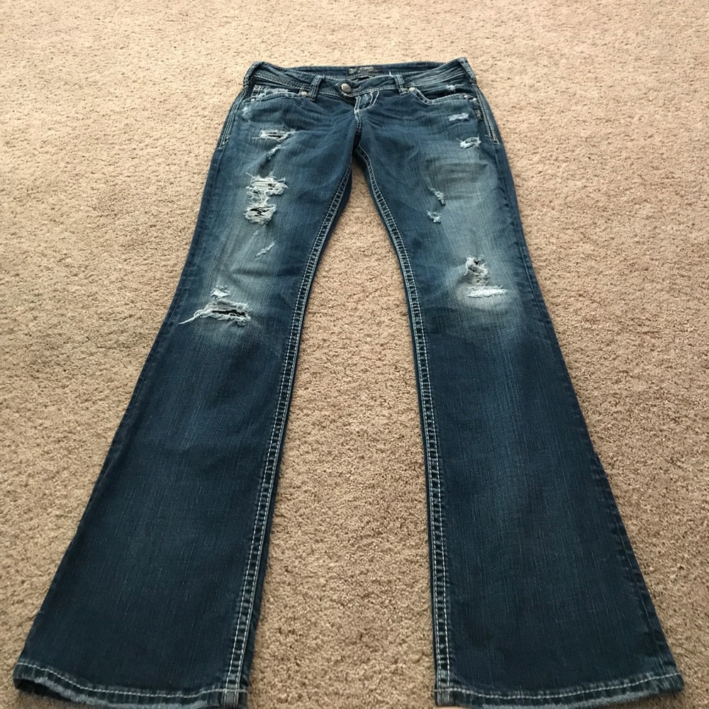 Silver Jeans Tuesday Bootcut Destressd