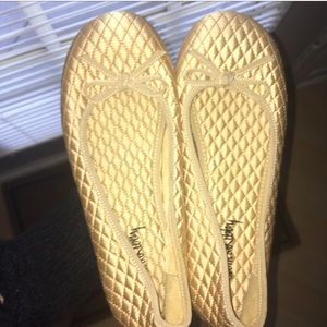 Ballet flats (gold)