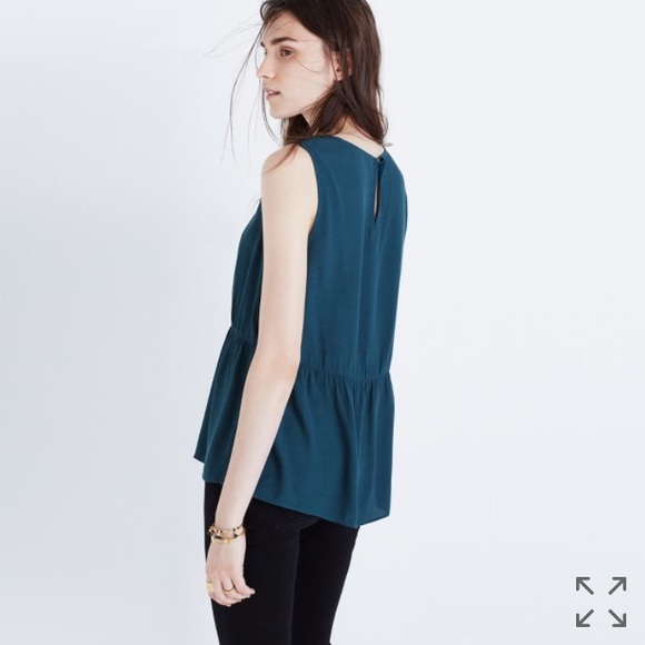 Madewell Ruffle Tank size L - Picture 3 of 4