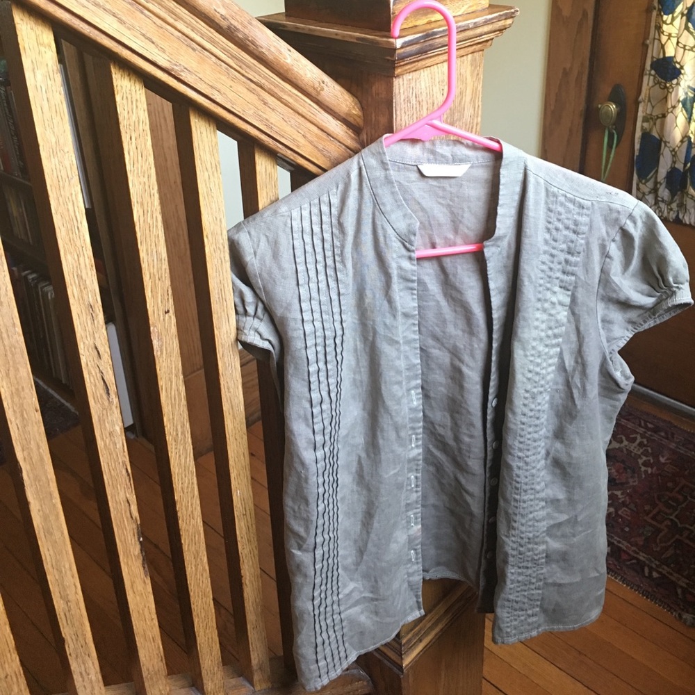 Marks and Spencer brand olive button up