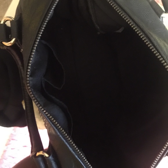 Matt black studded bag - Picture 2 of 4