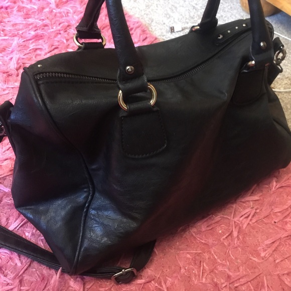 Matt black studded bag - Picture 4 of 4