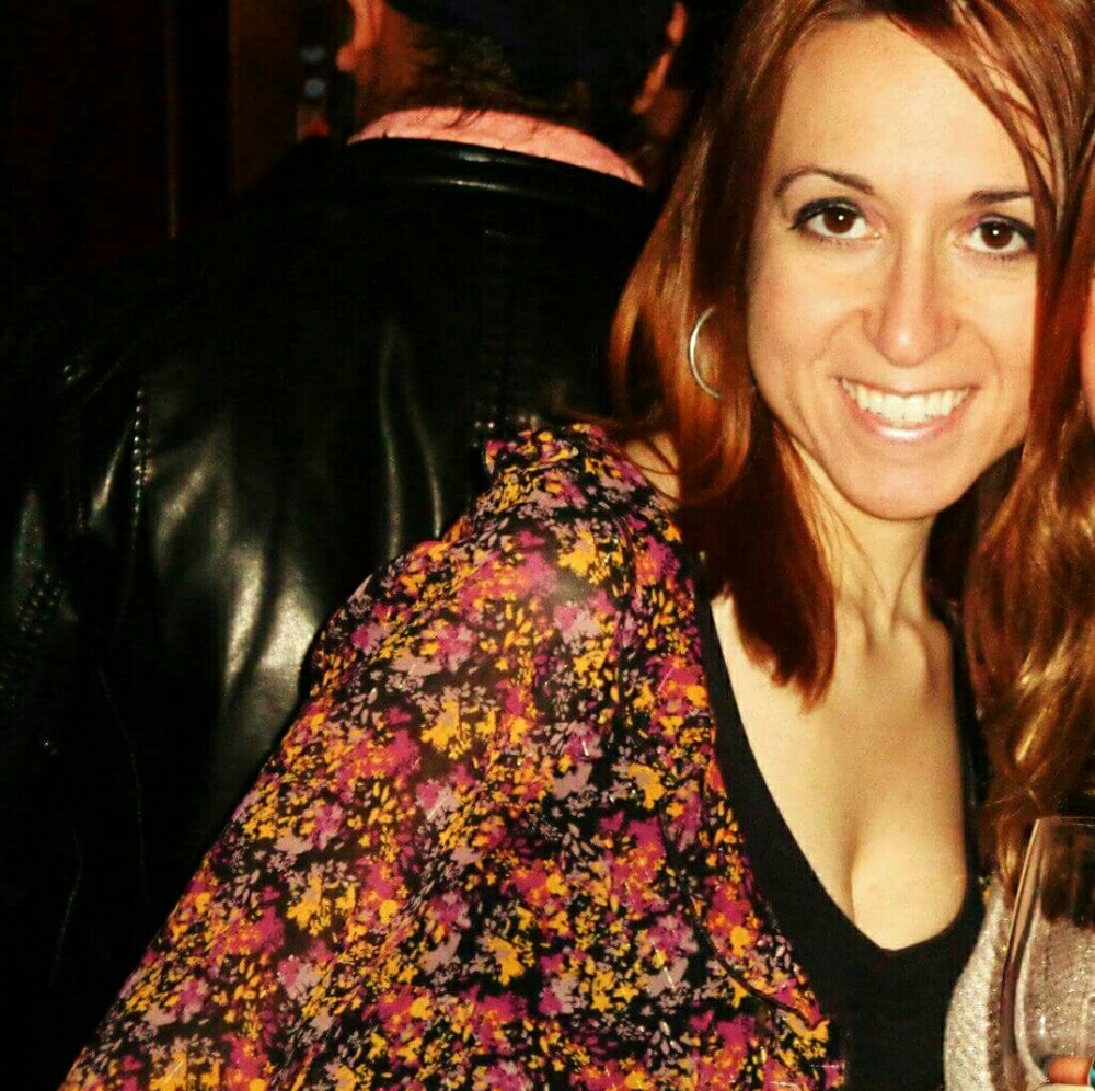 Floral open-neck wrap blouse by H&M, XS