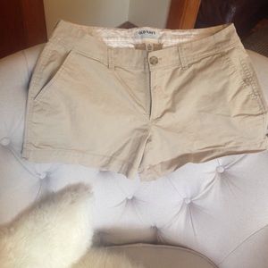 Never worn khaki shorts