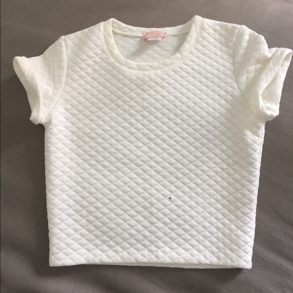 Ivory crop top