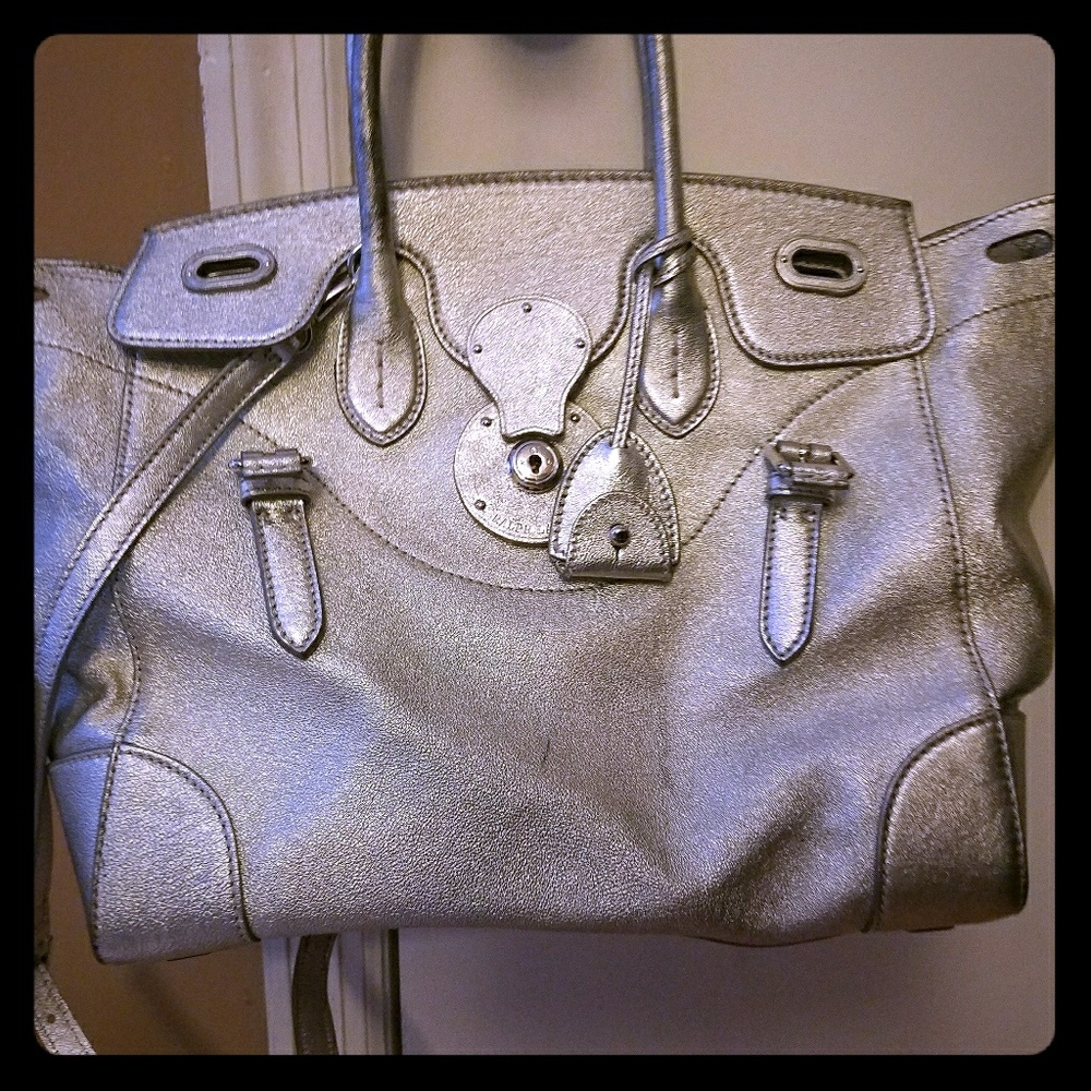 Ralph Lauren Metallic Ricky Bag