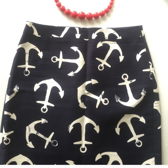 FLASH SALE! J. Crew Anchor Skirt - Picture 1 of 4