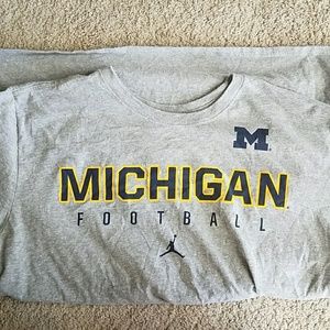 Michigan football Nike jump man t-shirt