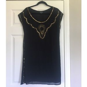 Lucky Brand, beaded dress