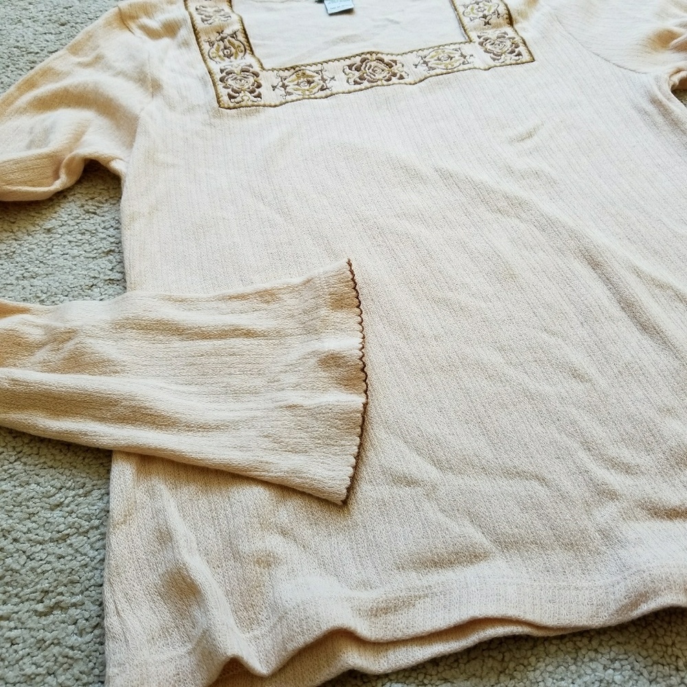 Anthropologie odille square neck top - M /L