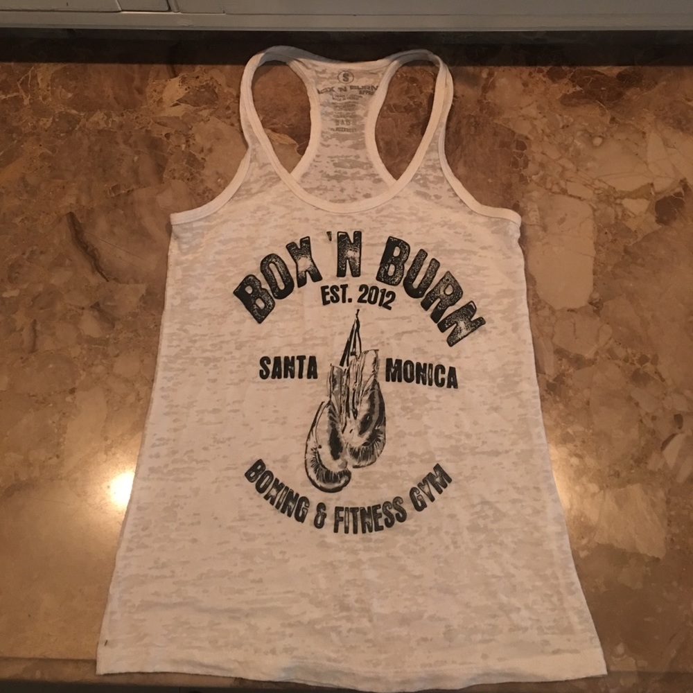 Box'n Burn Burnout Tank Top Size Small.