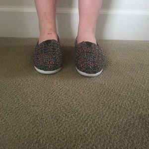 Toms multicolored slip on shoes