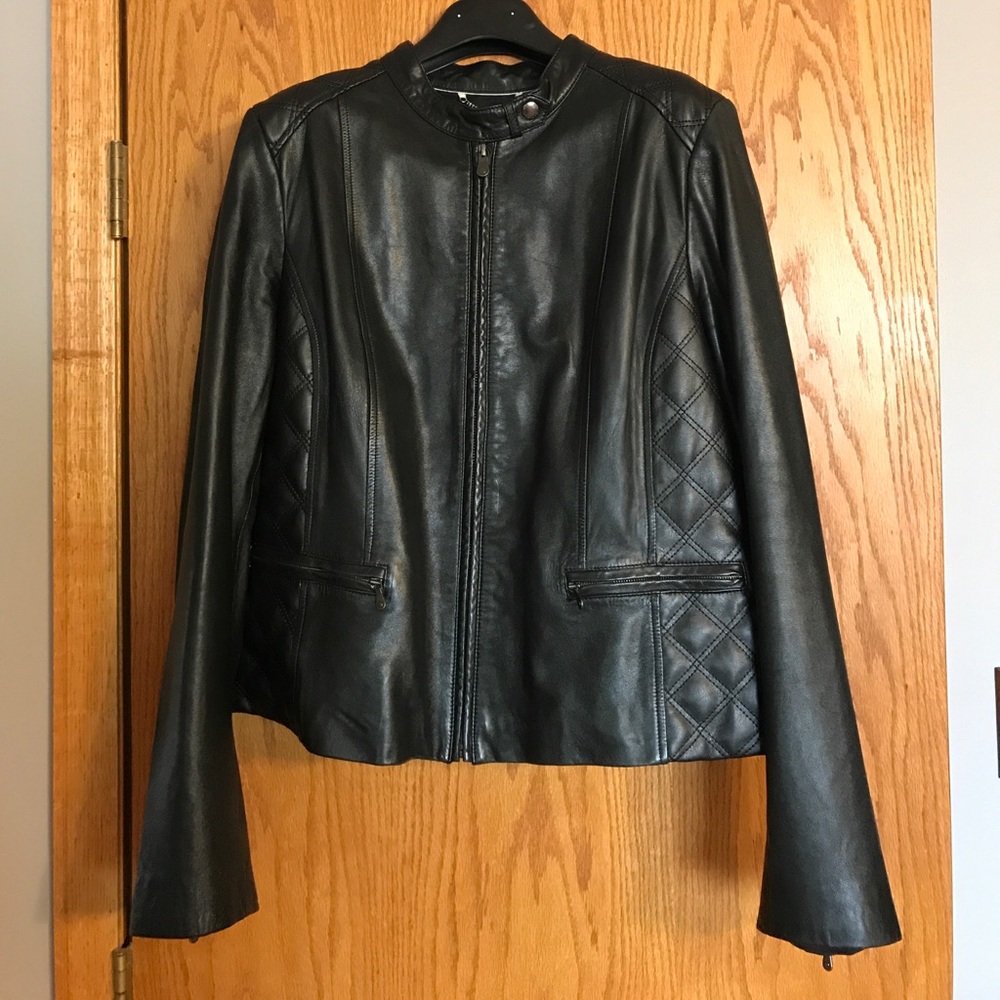Leather jacket from Banana Republic