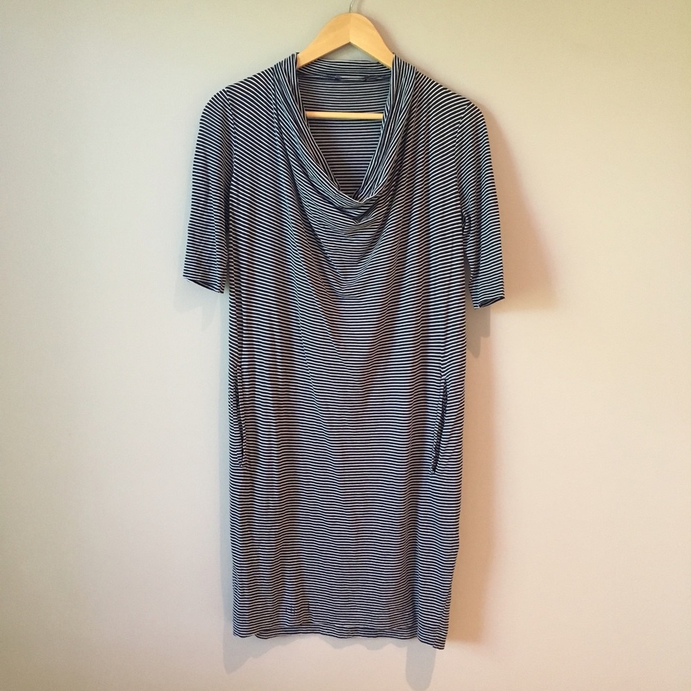 Whistles Striped Jersey Dress