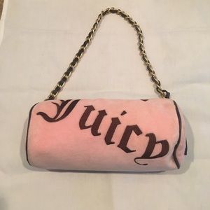 Juicy Couture Pink Tootsie Roll Bag.