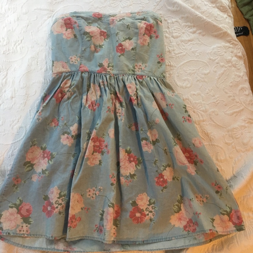 Blue jean vintage dress