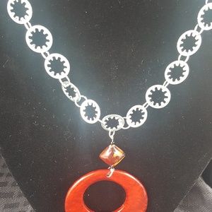 Hand made lock washer necklace