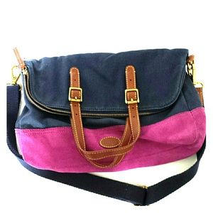 Fossil Navy+Pink Bag