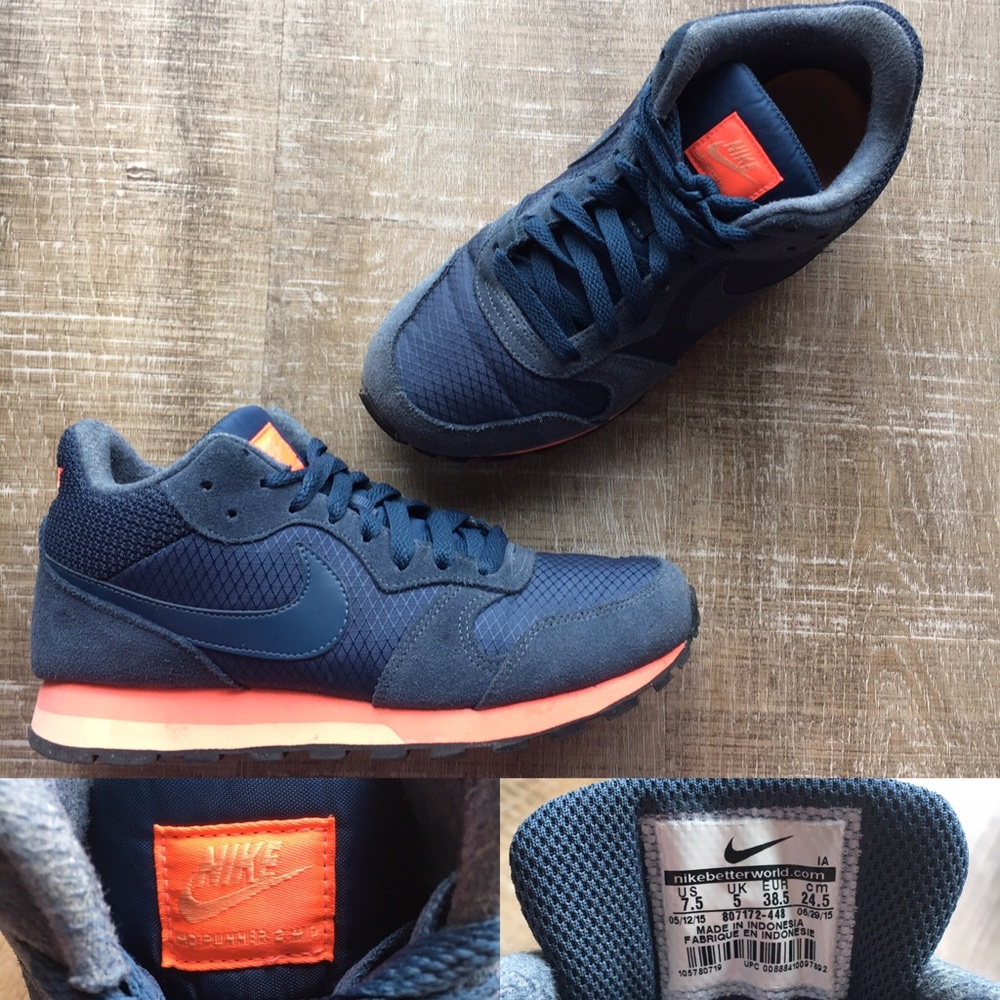 Blue Nike MD Runner 2