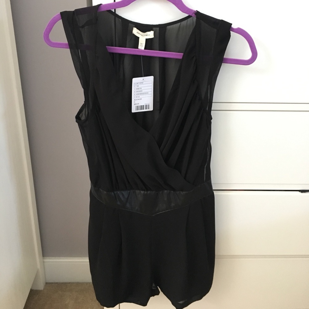 NWT black urban outfitters romper size 0