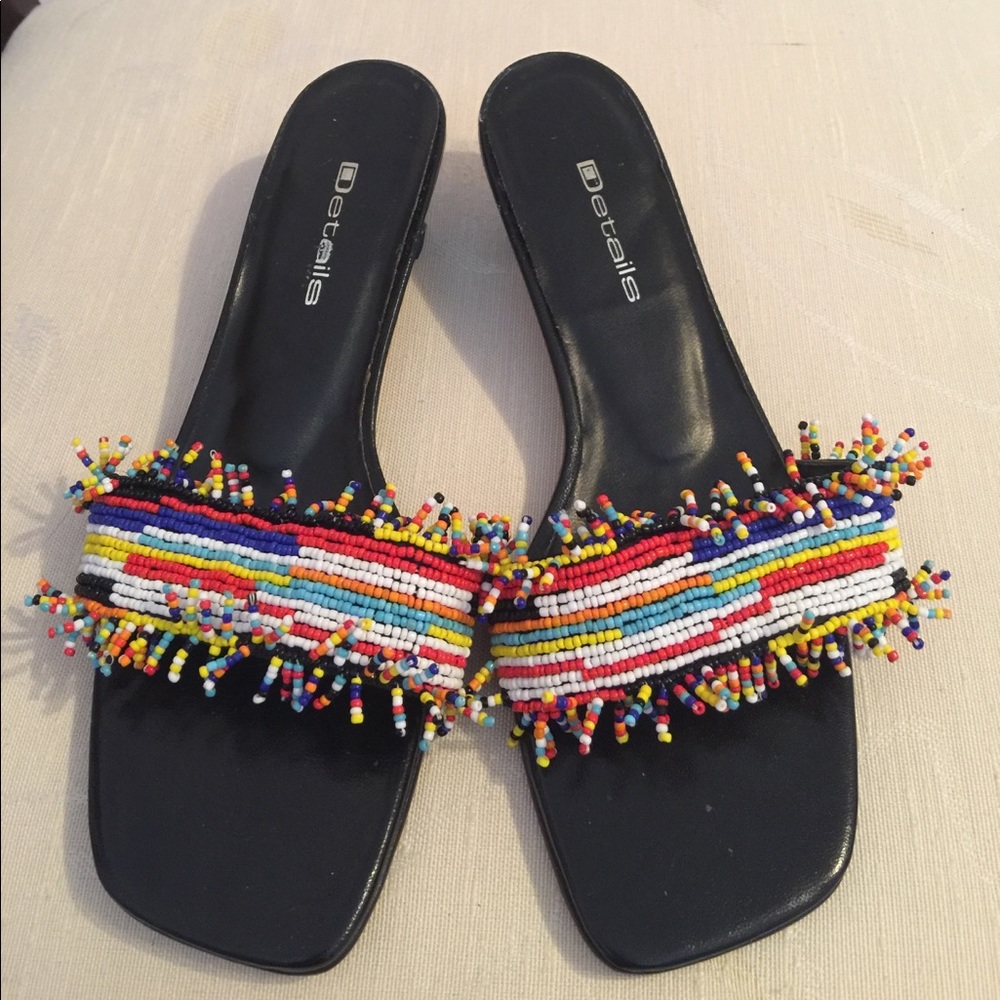 Beaded sandals