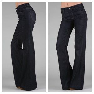 7 for All Mankind wide-leg Ginger jeans (sz 32)