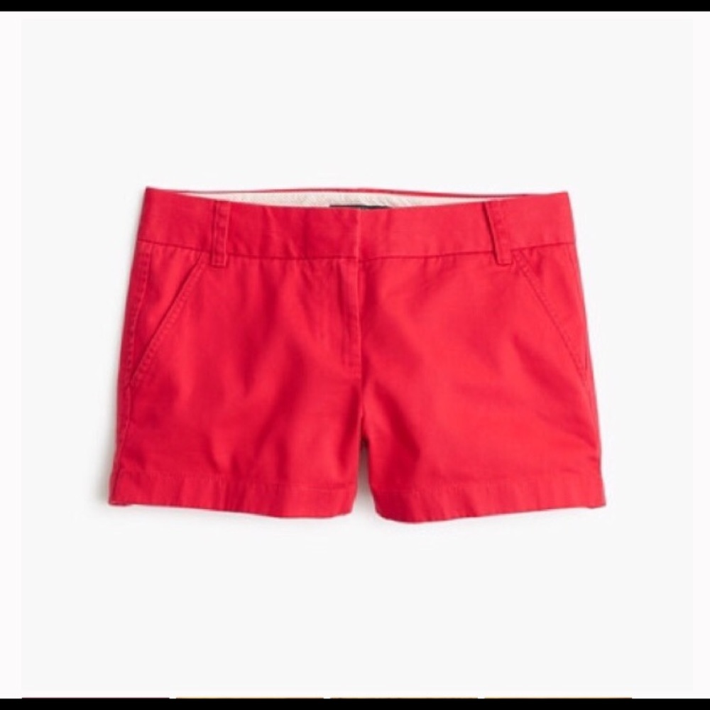J.Crew Red Chino Shorts- 3 inch inseam