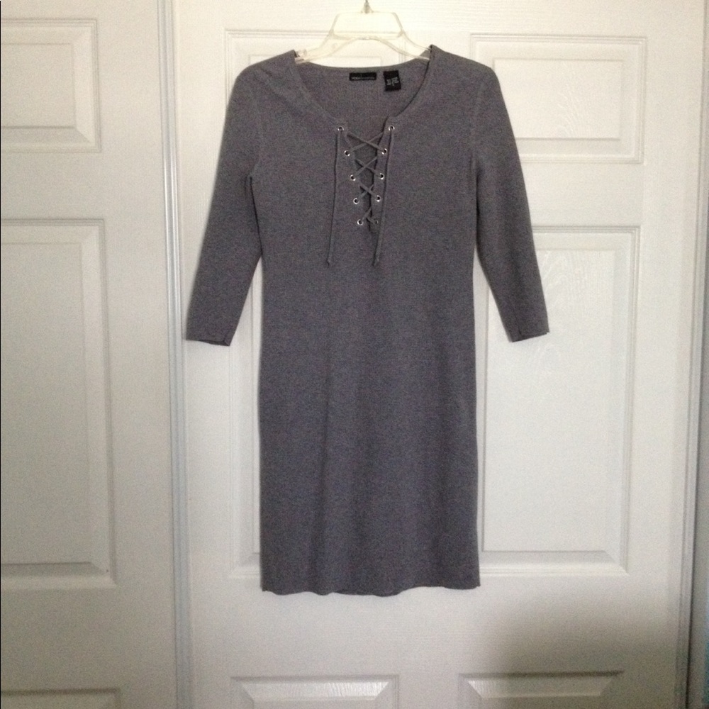 🕉MODA INTERNATIONAL WAFFLE KNIT DRESS 🎶