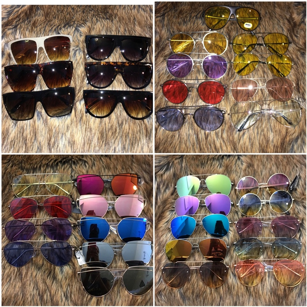 Multi color sunglasses