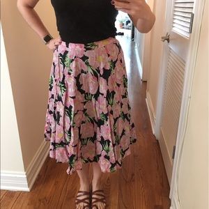 Holiday Poppy Cotton Skirt from French Connection