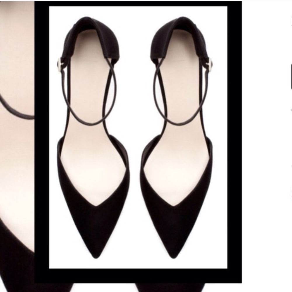 Pointed toe heel with strap - Picture 2 of 8