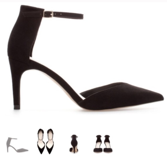 Zara Shoes - Pointed toe heel with strap