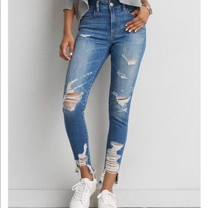 High rise jeans