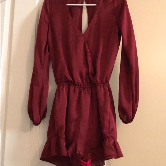 Ruby Red romper show me your mumu - Picture 1 of 2