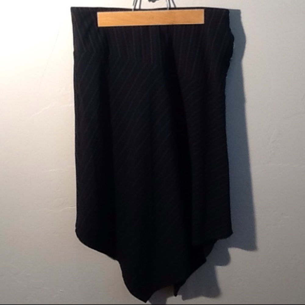 Que Brown High Low Skirt