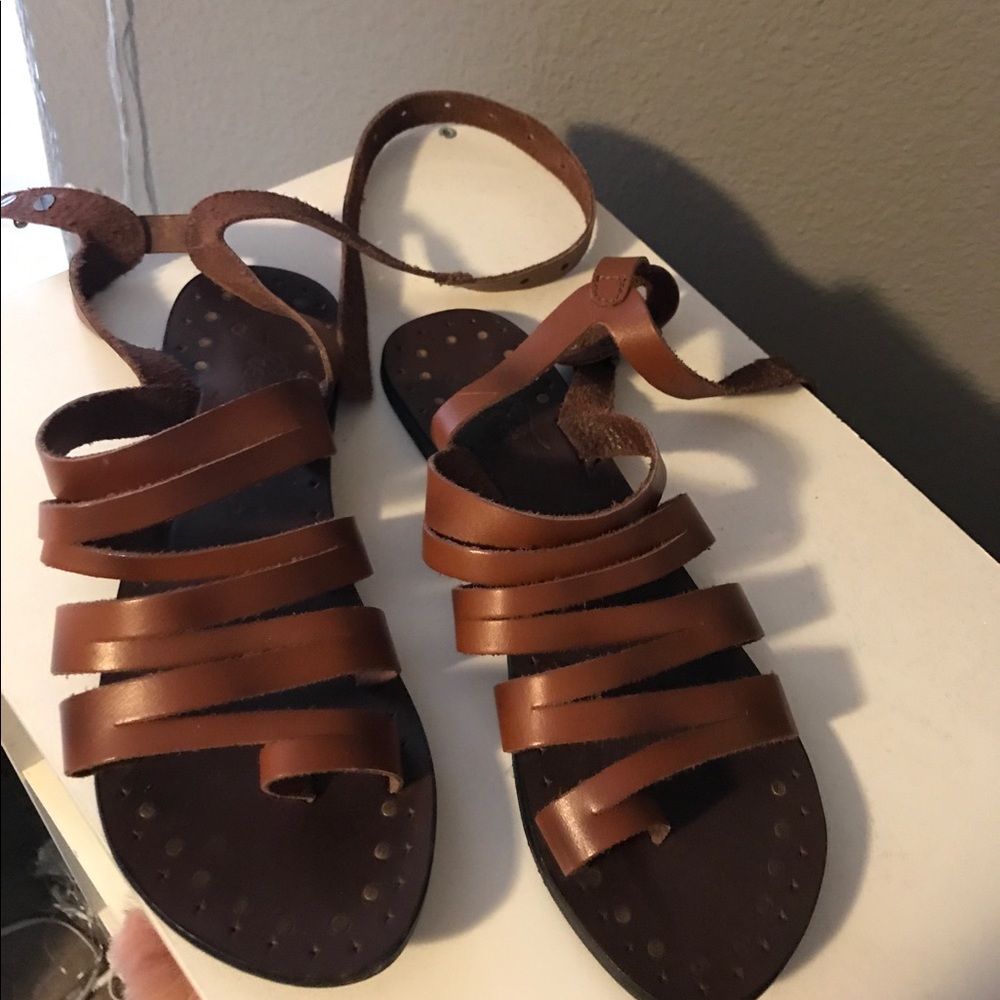 Free People Wrap Sandals