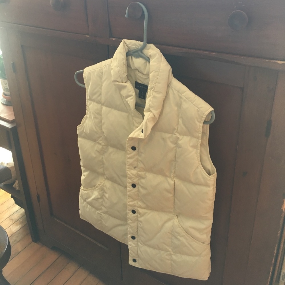 Land's End brand white vest