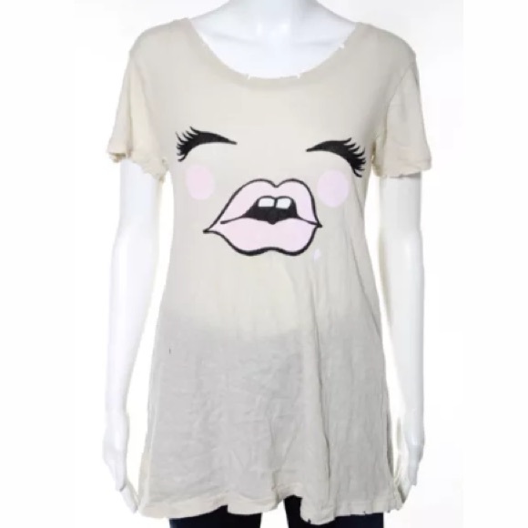 🎉 HP 🎉 WILDFOX FACE DETAIL DISTRESSED  SZ SM - Picture 1 of 4