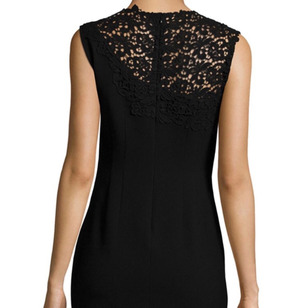SOLD- Stunning Elie Tahari black dress with lace - Picture 2 of 5