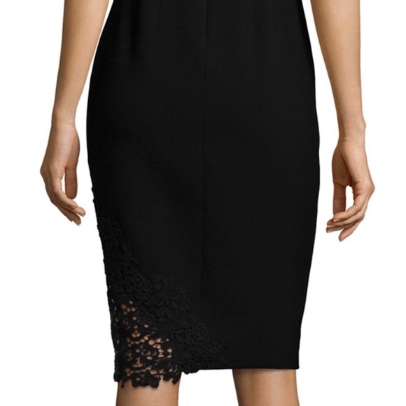 SOLD- Stunning Elie Tahari black dress with lace - Picture 3 of 5