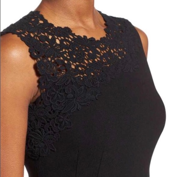 SOLD- Stunning Elie Tahari black dress with lace - Picture 5 of 5